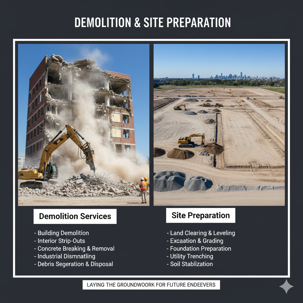 Demolition & Site Preparation aljaidad